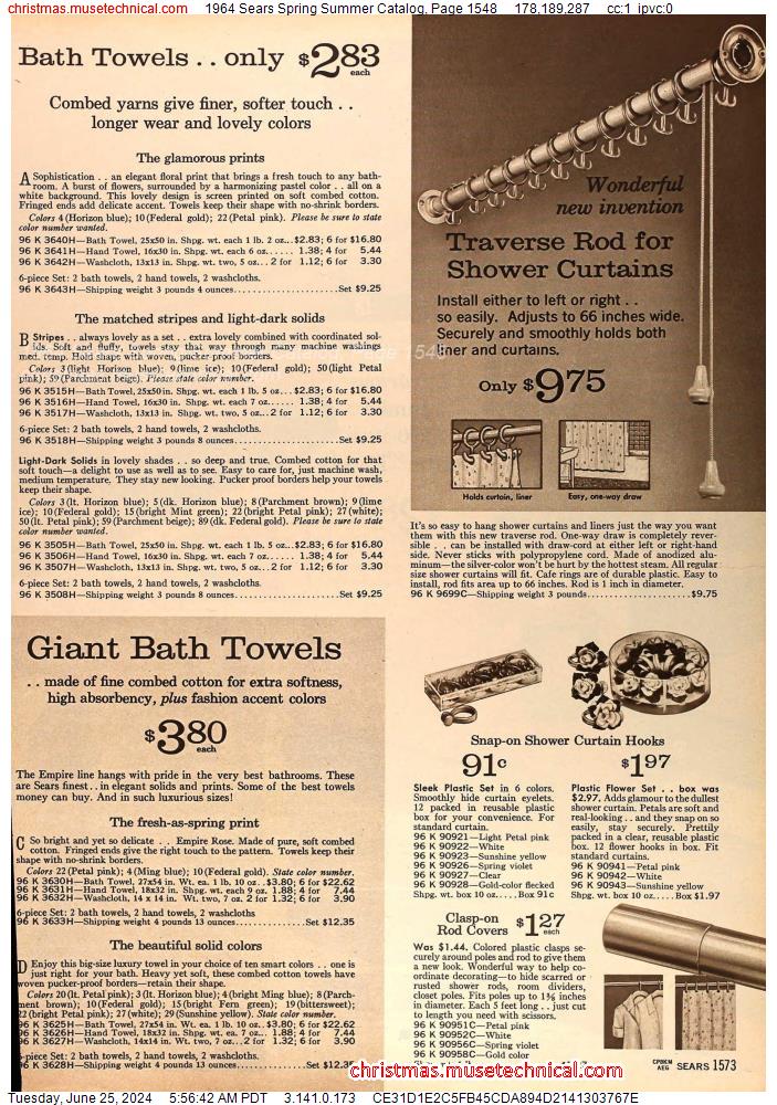 1964 Sears Spring Summer Catalog, Page 1548
