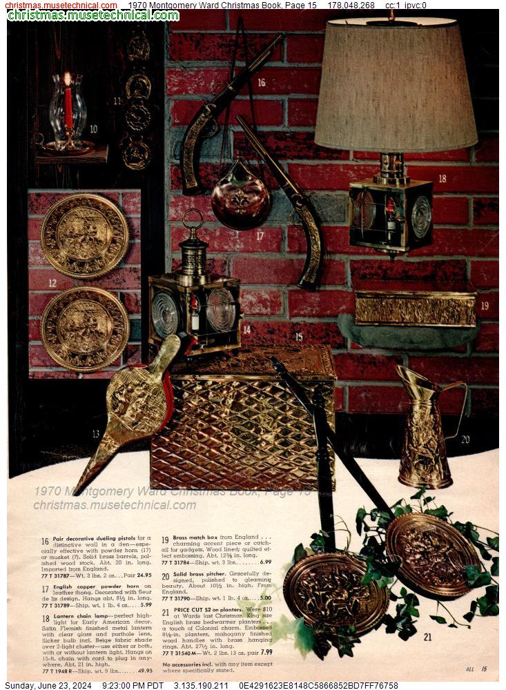 1970 Montgomery Ward Christmas Book, Page 15