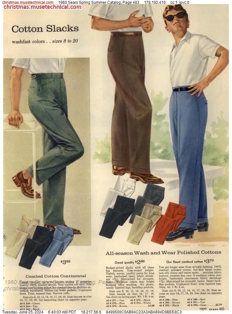 1960 Sears Spring Summer Catalog, Page 483