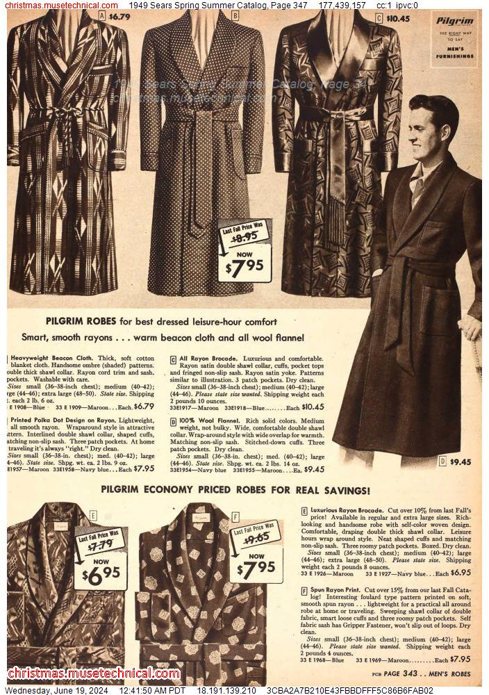1949 Sears Spring Summer Catalog, Page 347