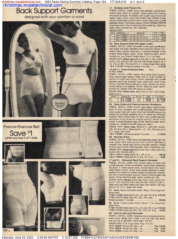 1983 Sears Spring Summer Catalog, Page 184