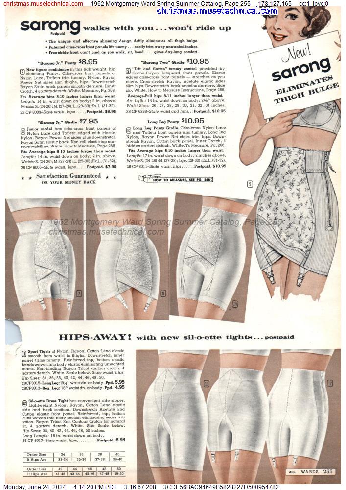 1962 Montgomery Ward Spring Summer Catalog, Page 255