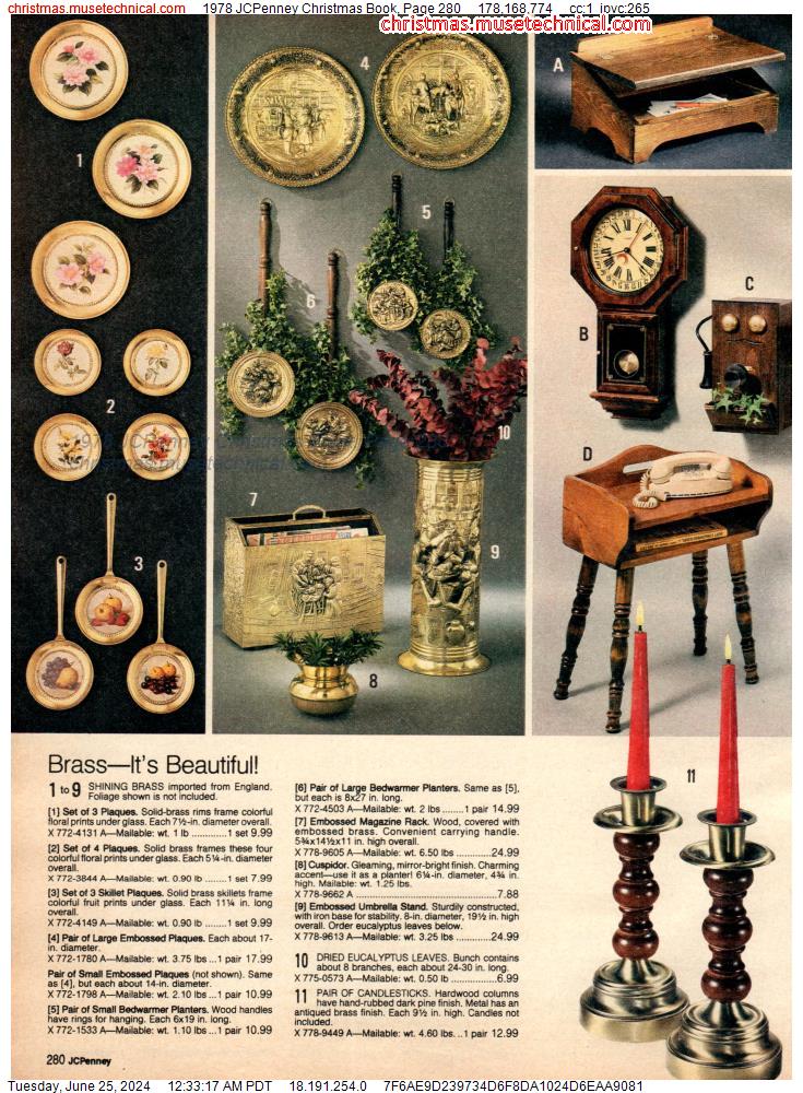 1978 JCPenney Christmas Book, Page 280