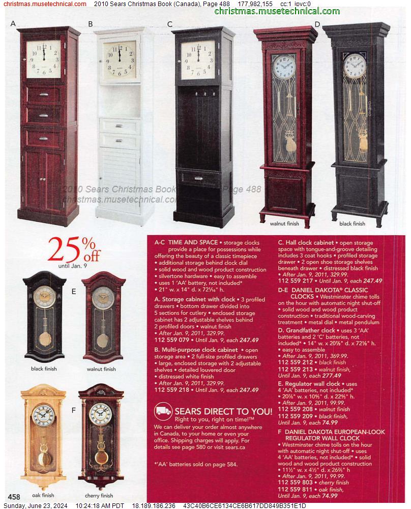 2010 Sears Christmas Book (Canada), Page 488