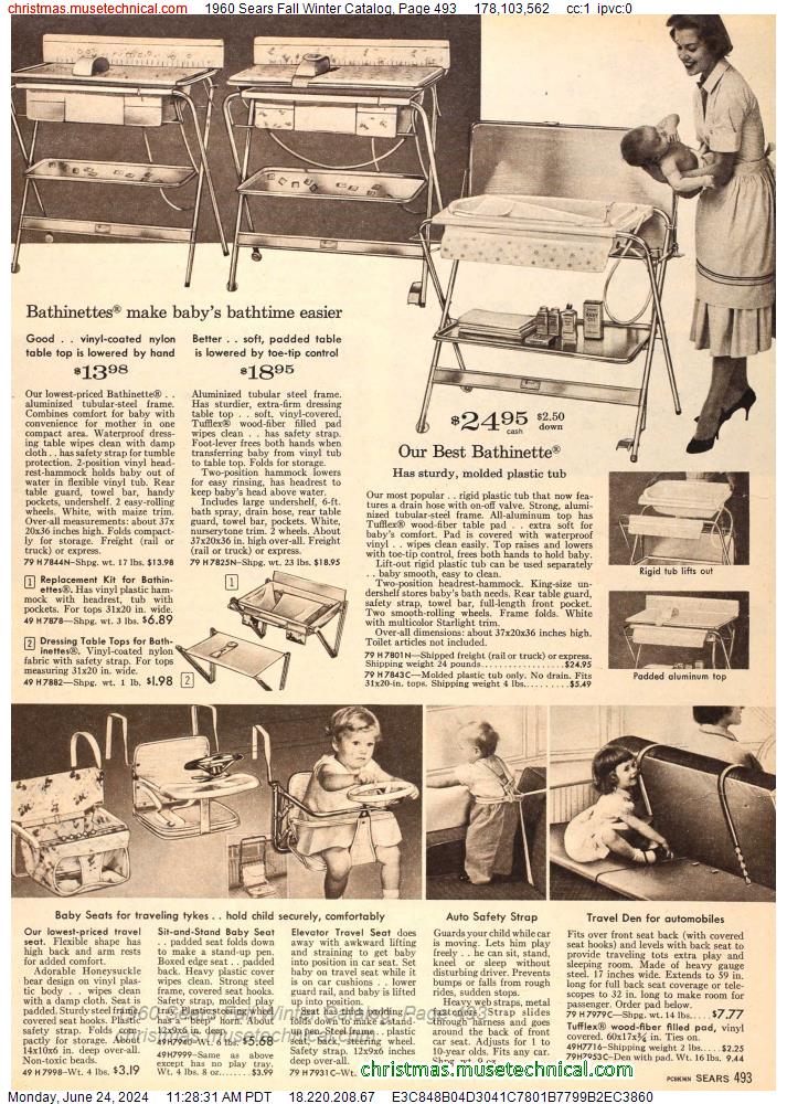 1960 Sears Fall Winter Catalog, Page 493