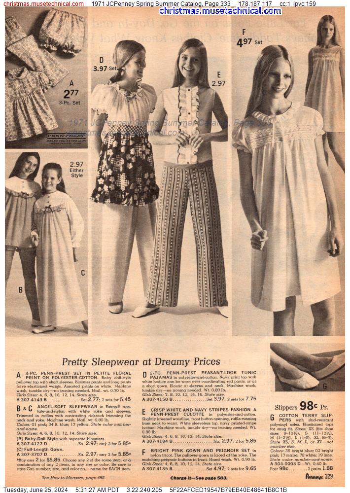 1971 JCPenney Spring Summer Catalog, Page 333