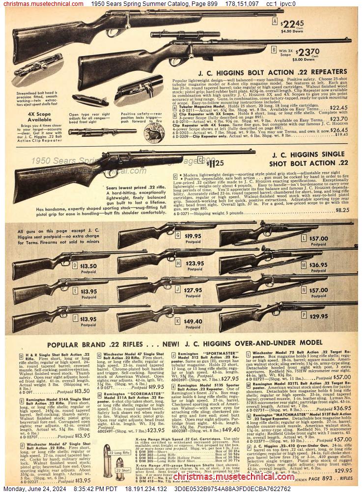 1950 Sears Spring Summer Catalog, Page 899