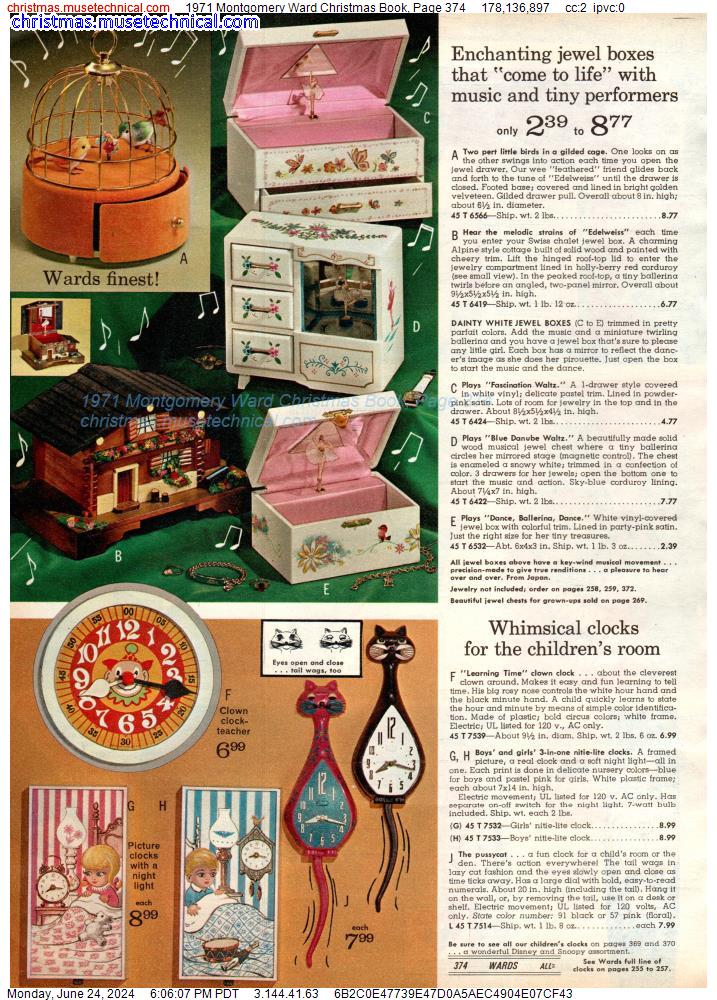 1971 Montgomery Ward Christmas Book, Page 374