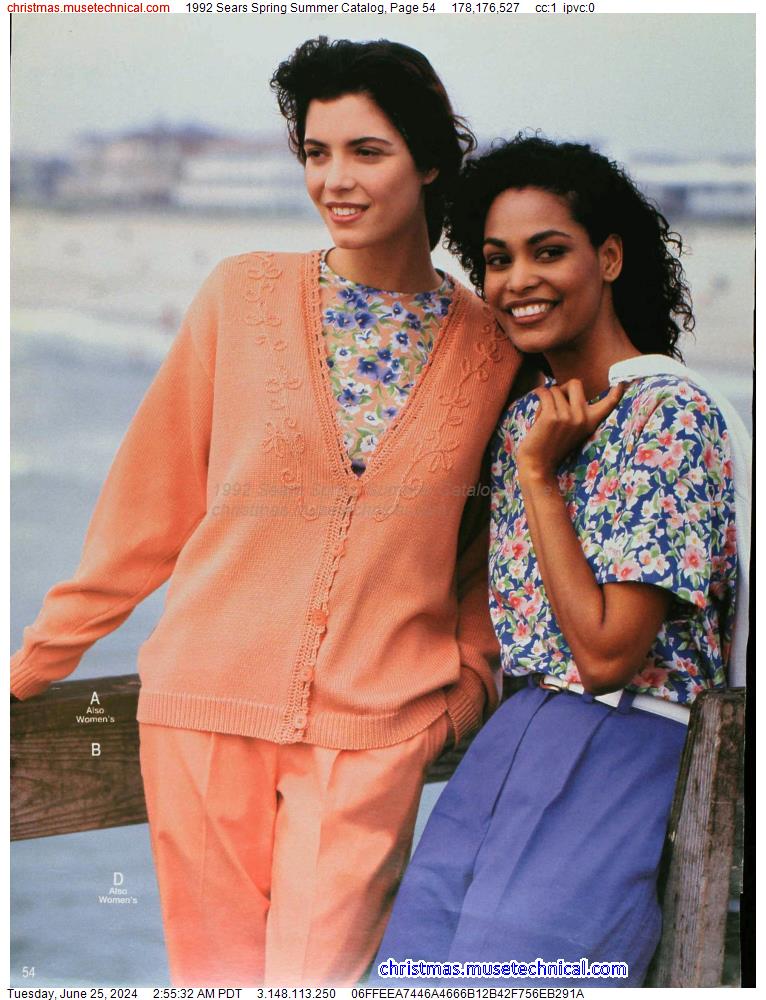 1992 Sears Spring Summer Catalog, Page 54