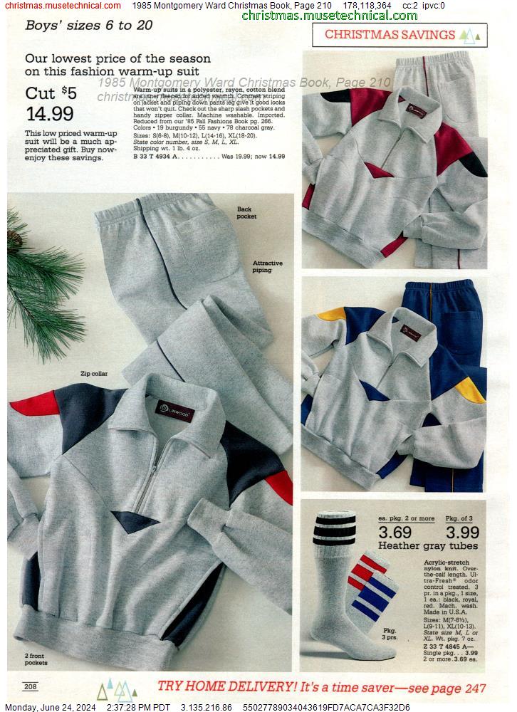 1985 Montgomery Ward Christmas Book, Page 210