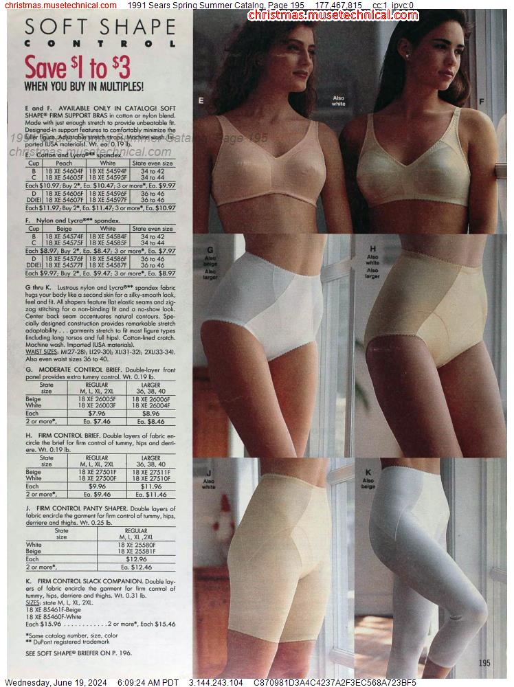1991 Sears Spring Summer Catalog, Page 195