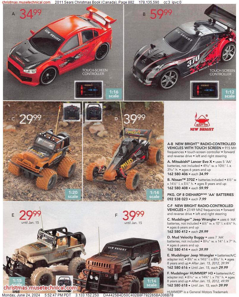 2011 Sears Christmas Book (Canada), Page 882