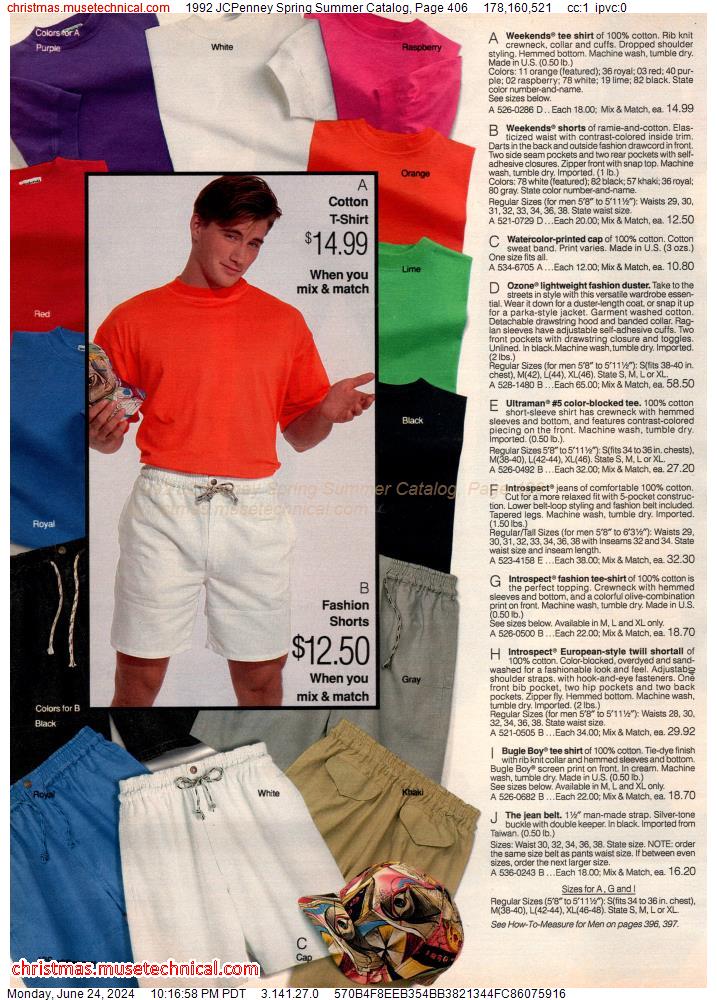 1992 JCPenney Spring Summer Catalog, Page 406