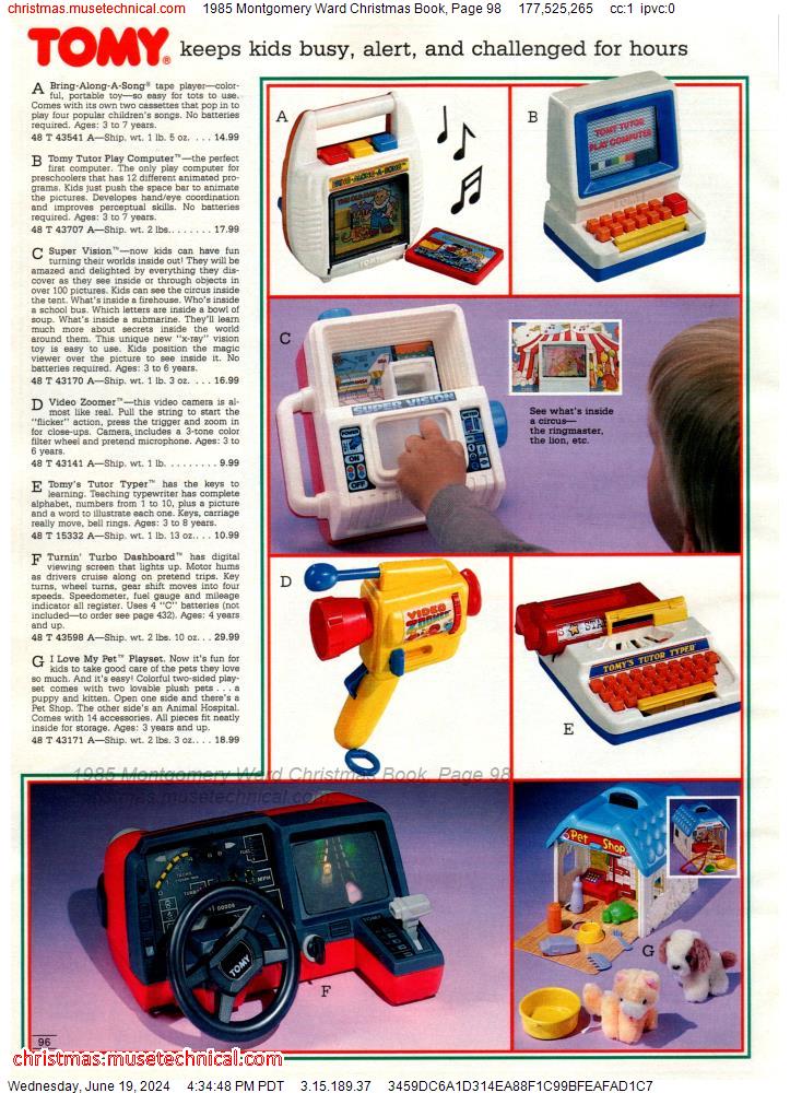 1985 Montgomery Ward Christmas Book, Page 98