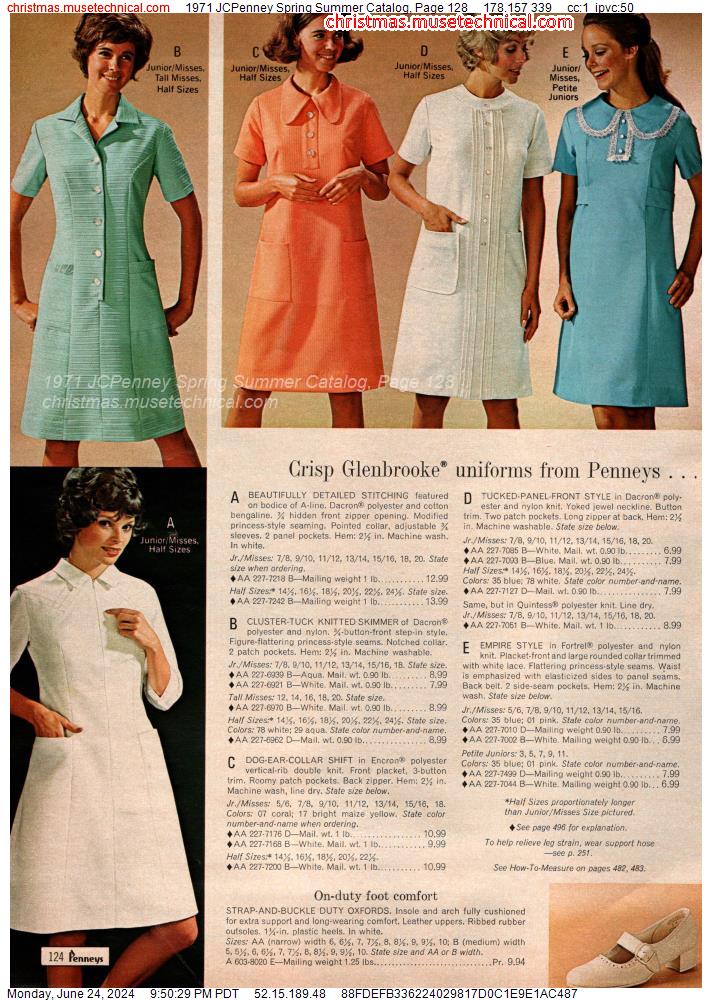 1971 JCPenney Spring Summer Catalog, Page 128