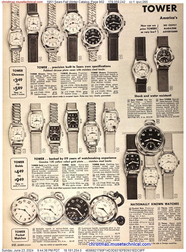 1951 Sears Fall Winter Catalog, Page 902
