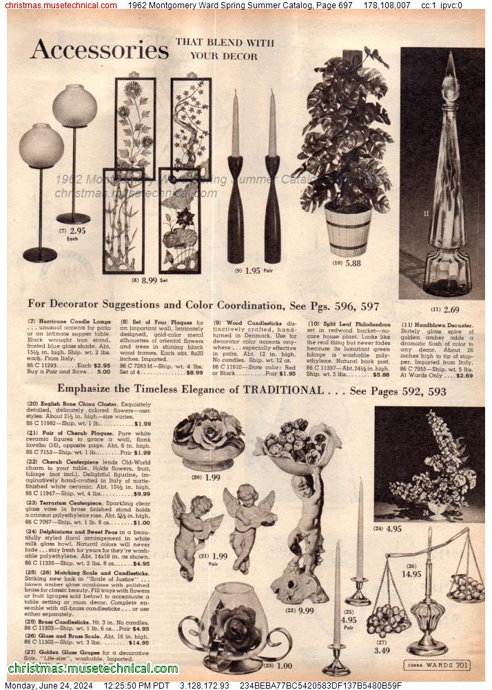 1962 Montgomery Ward Spring Summer Catalog, Page 697