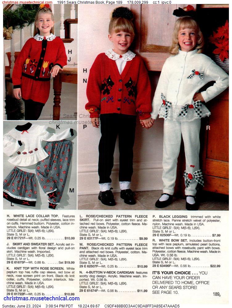 1991 Sears Christmas Book, Page 189
