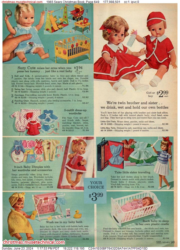 1965 Sears Christmas Book, Page 649