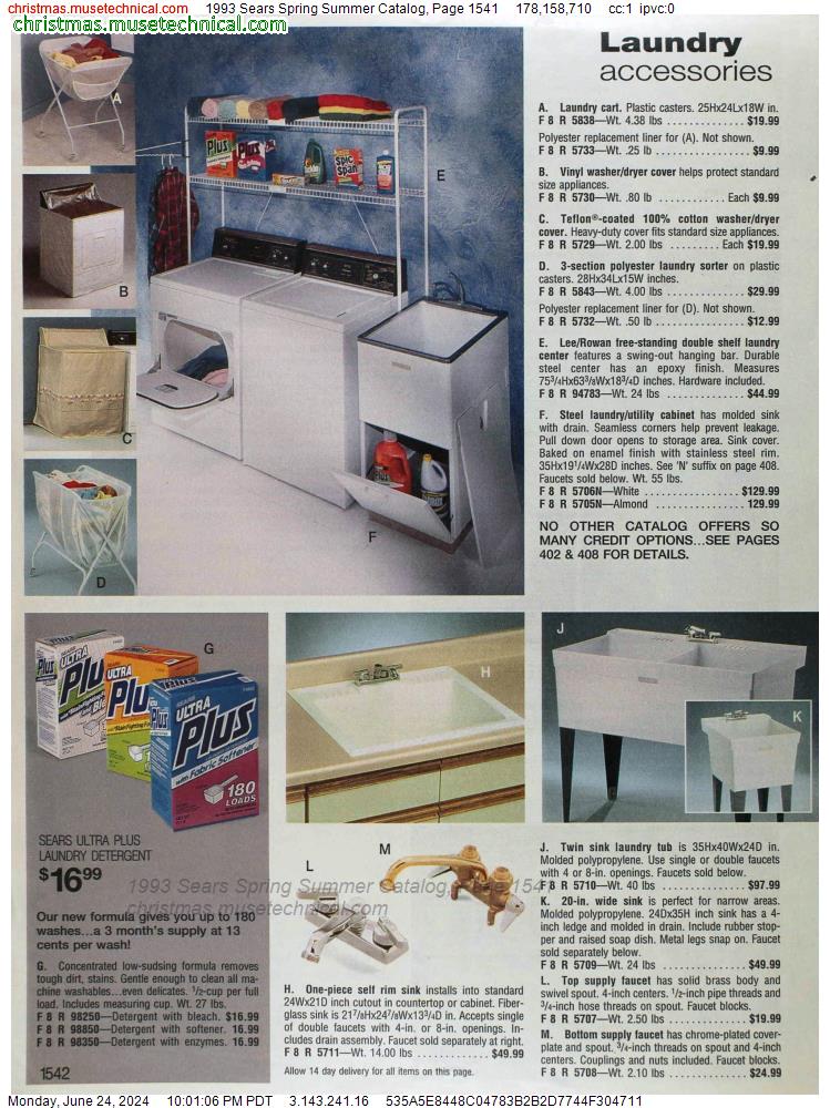 1993 Sears Spring Summer Catalog, Page 1541