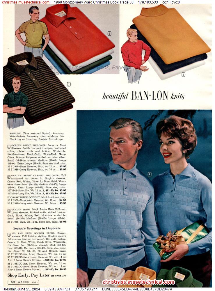 1960 Montgomery Ward Christmas Book, Page 58