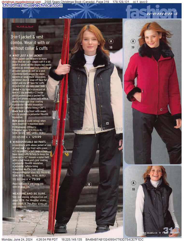 2005 Sears Christmas Book (Canada), Page 319