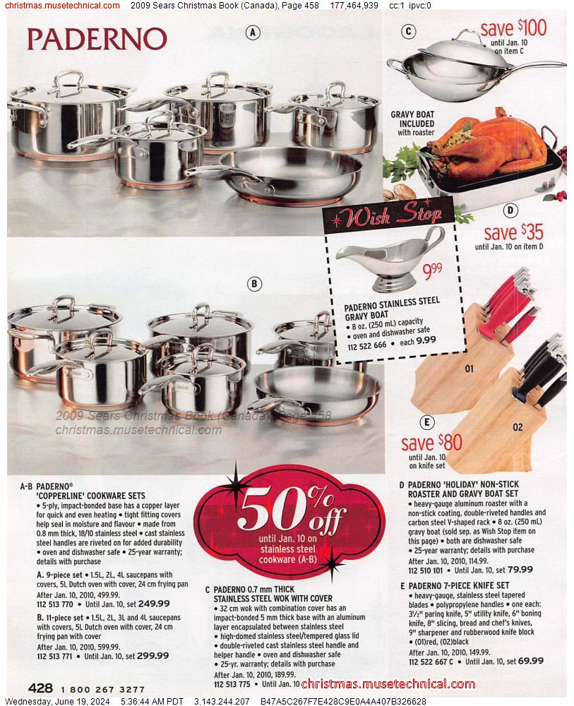 2009 Sears Christmas Book (Canada), Page 458