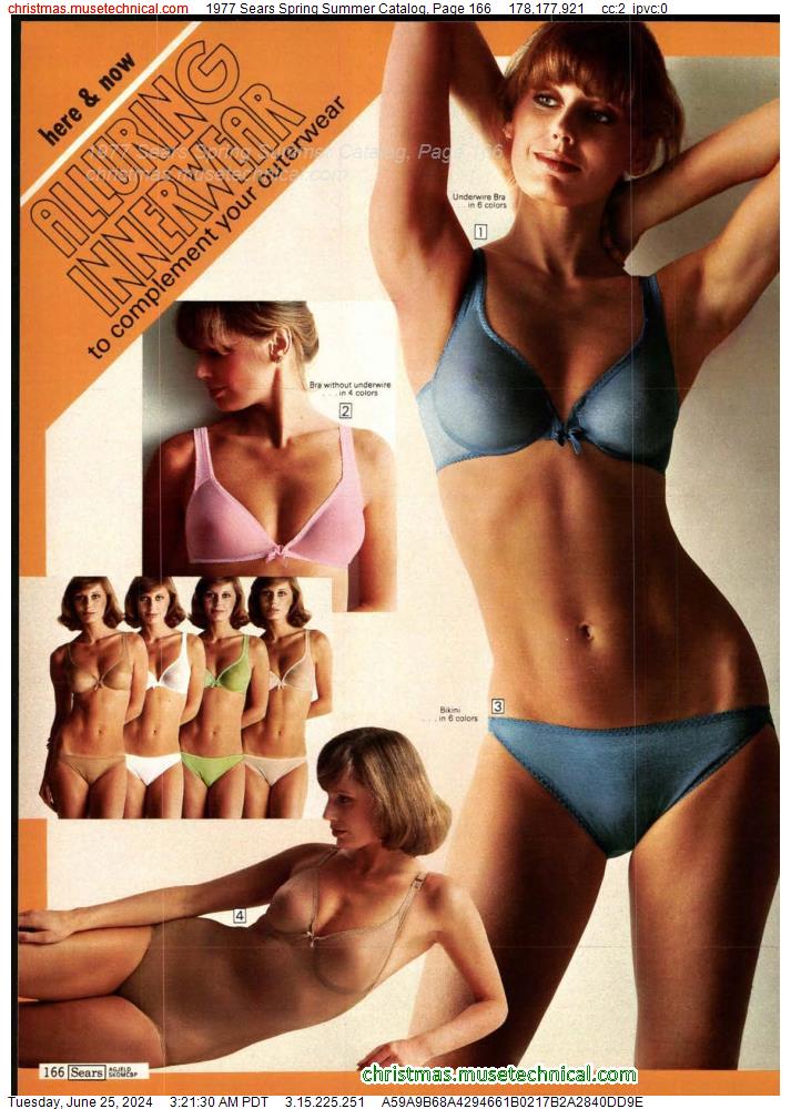 1977 Sears Spring Summer Catalog, Page 166