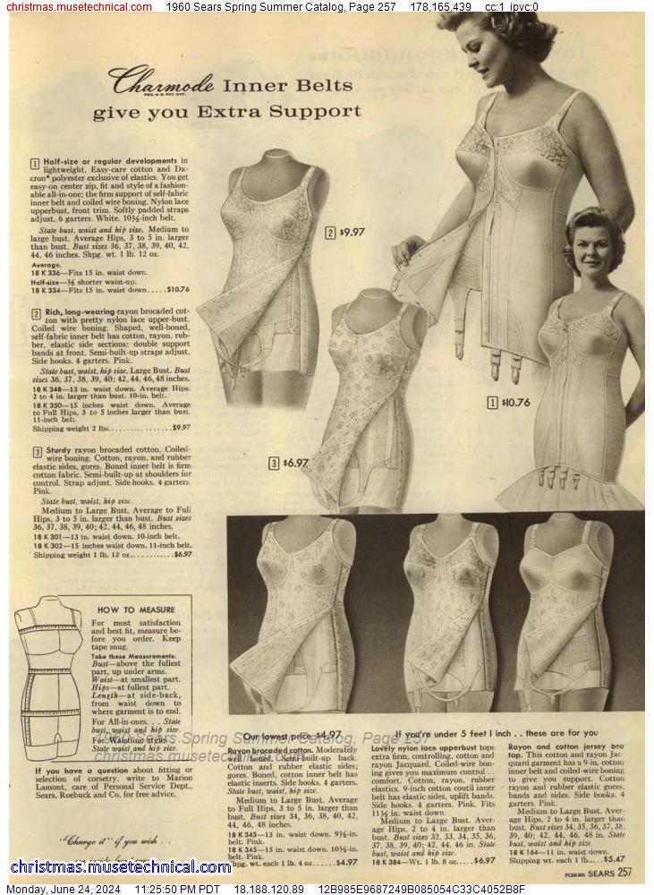 1960 Sears Spring Summer Catalog, Page 257