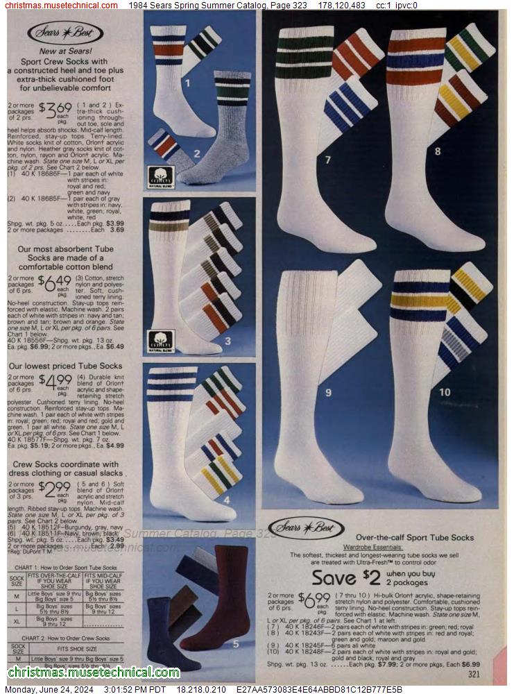 1984 Sears Spring Summer Catalog, Page 323