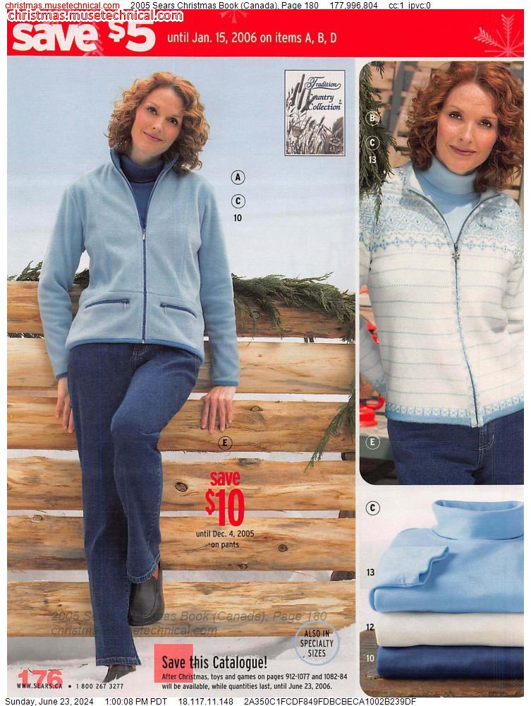 2005 Sears Christmas Book (Canada), Page 180