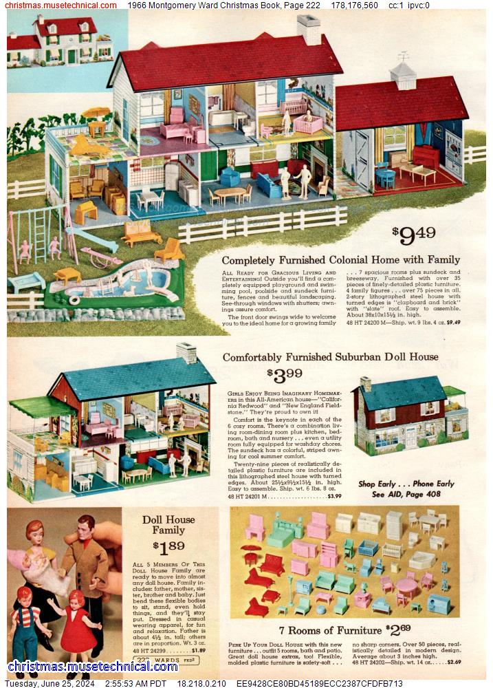 1966 Montgomery Ward Christmas Book, Page 222