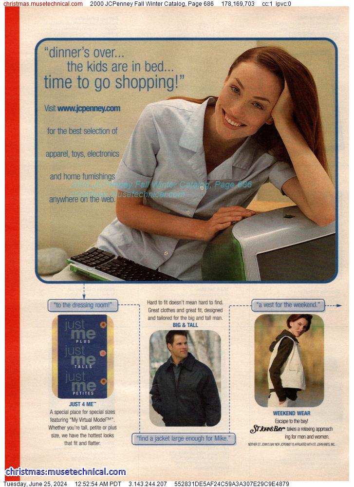 2000 JCPenney Fall Winter Catalog, Page 686