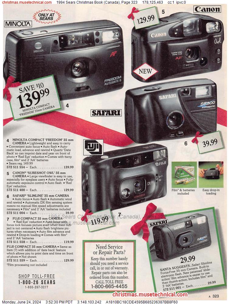 1994 Sears Christmas Book (Canada), Page 323