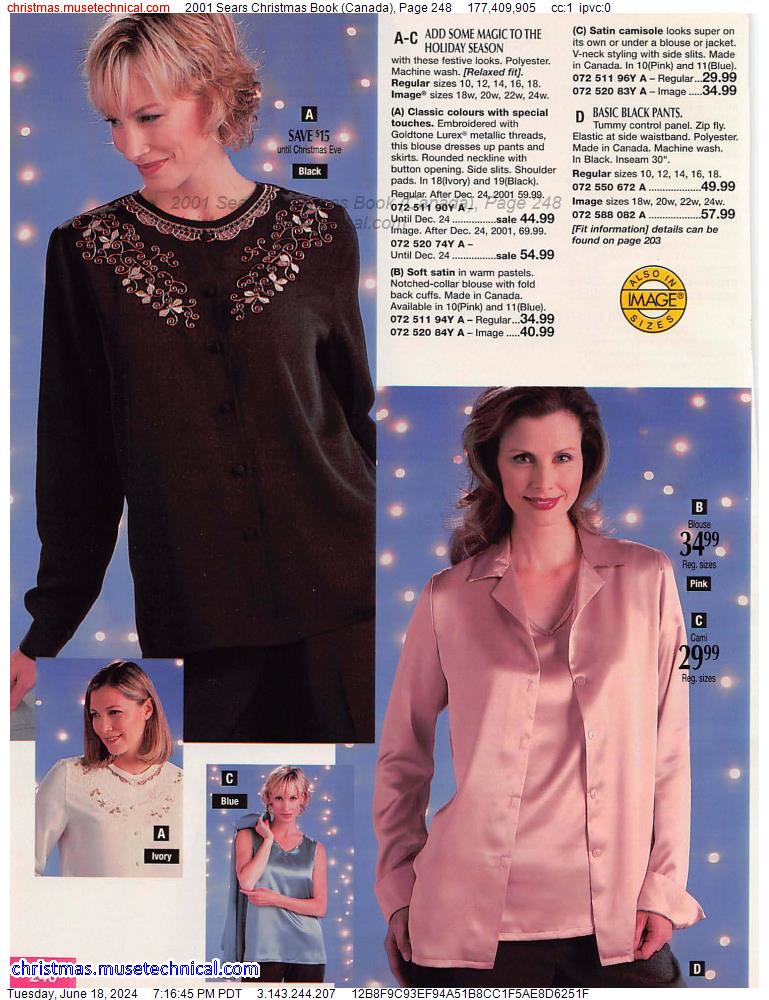 2001 Sears Christmas Book (Canada), Page 248
