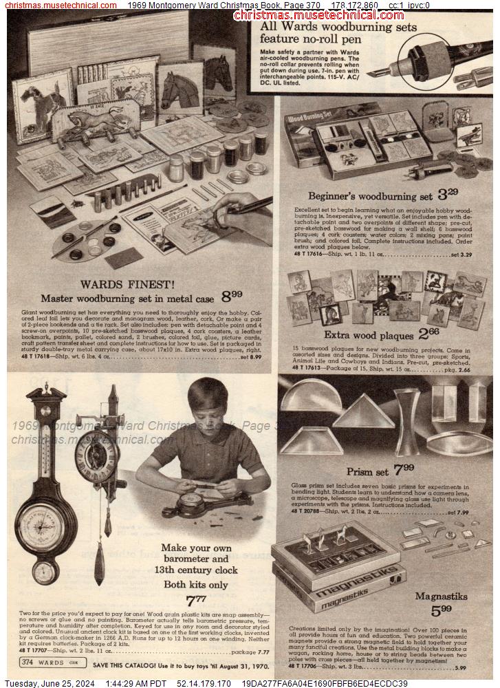 1969 Montgomery Ward Christmas Book, Page 370