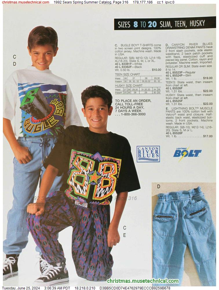 1992 Sears Spring Summer Catalog, Page 316