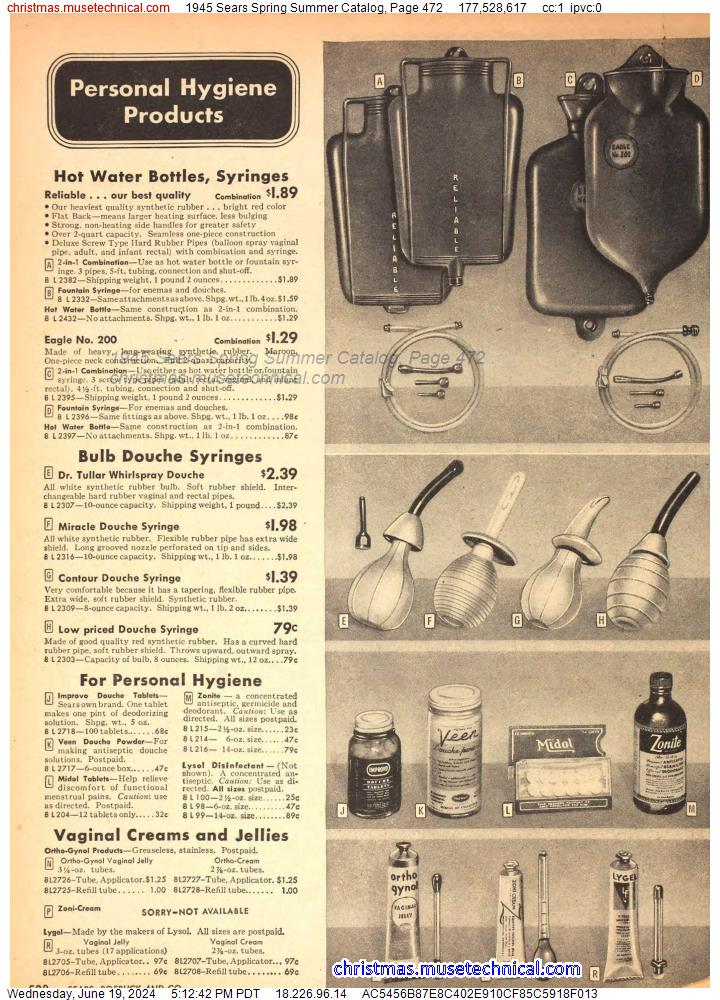 1945 Sears Spring Summer Catalog, Page 472