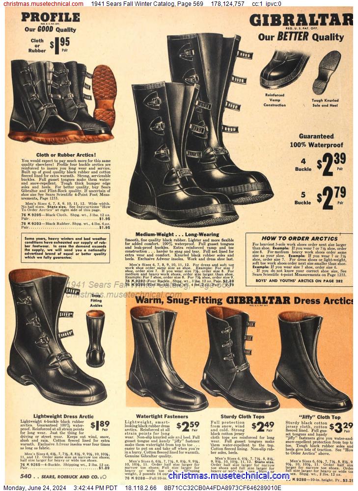1941 Sears Fall Winter Catalog, Page 569