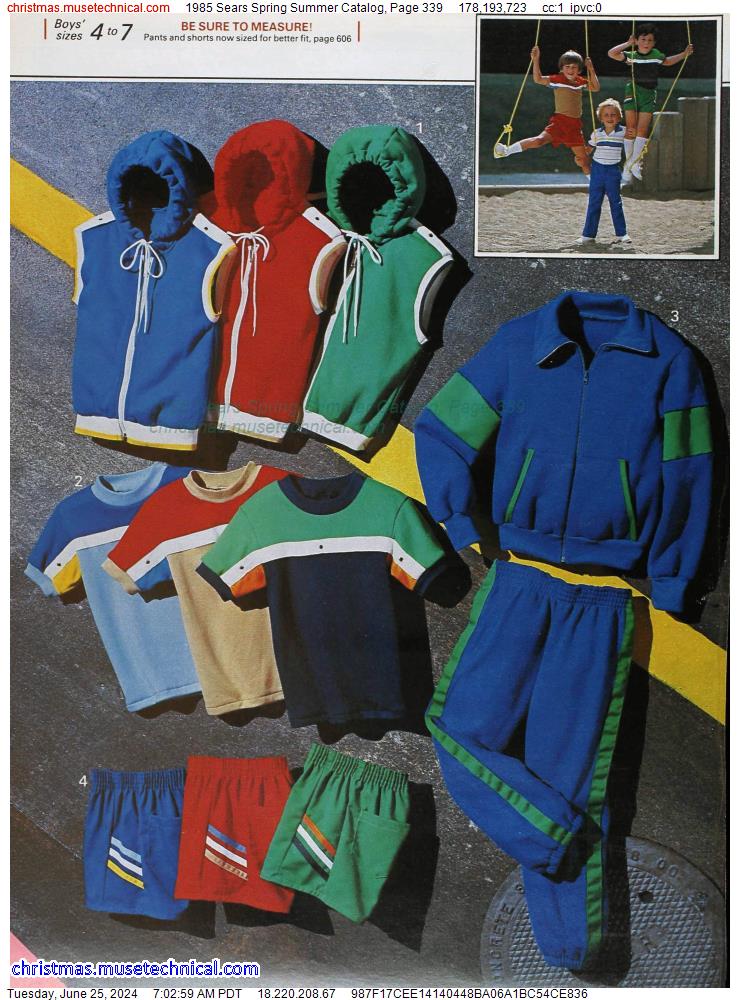 1985 Sears Spring Summer Catalog, Page 339