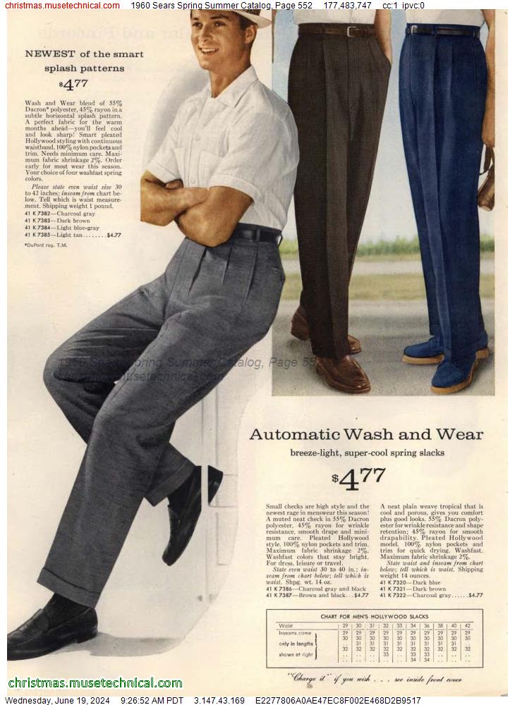 1960 Sears Spring Summer Catalog, Page 552