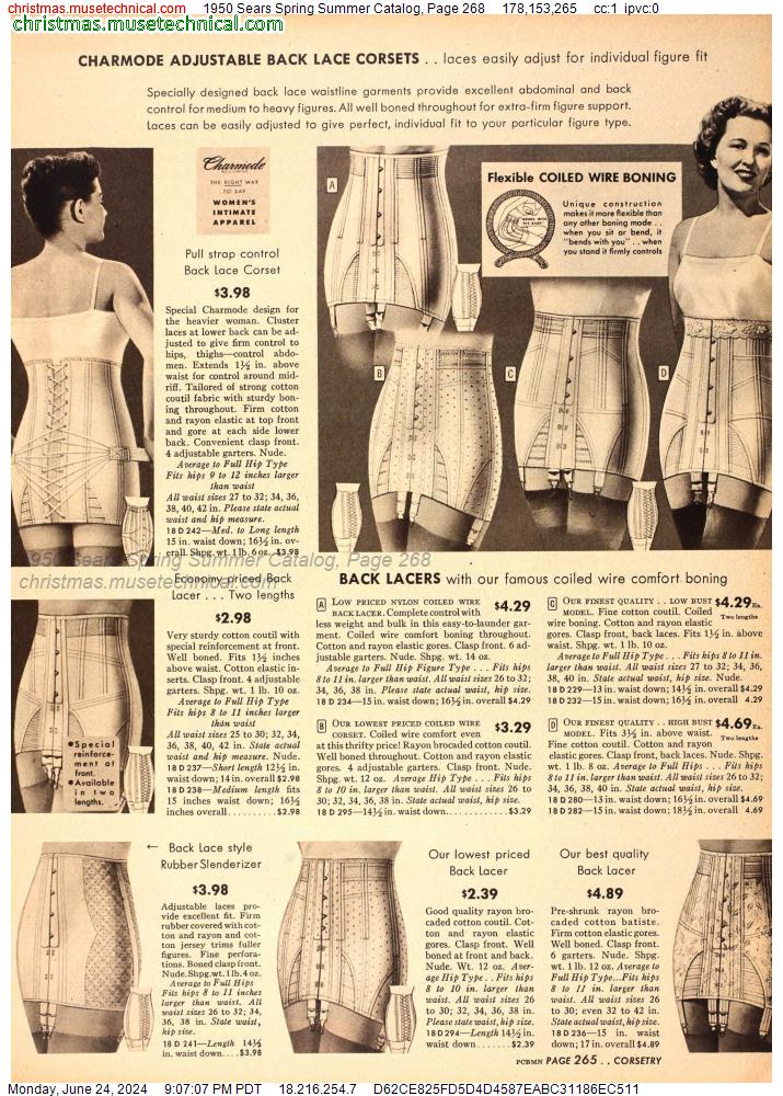 1950 Sears Spring Summer Catalog, Page 268
