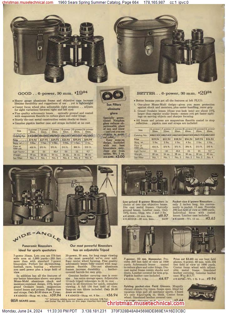 1960 Sears Spring Summer Catalog, Page 664