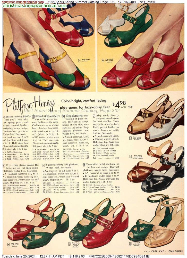 1951 Sears Spring Summer Catalog, Page 302