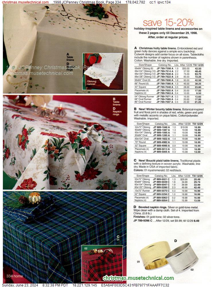1998 JCPenney Christmas Book, Page 334
