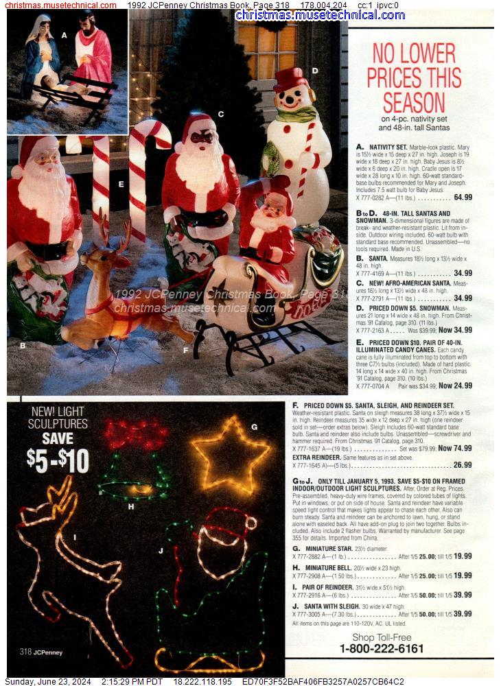1992 JCPenney Christmas Book, Page 318