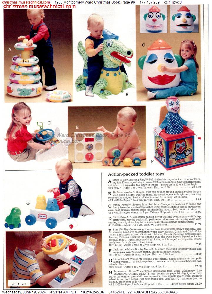 1983 Montgomery Ward Christmas Book, Page 96