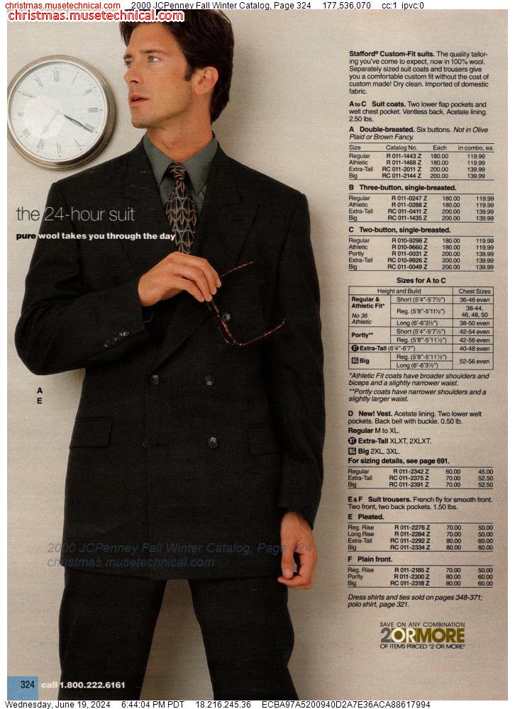 2000 JCPenney Fall Winter Catalog, Page 324