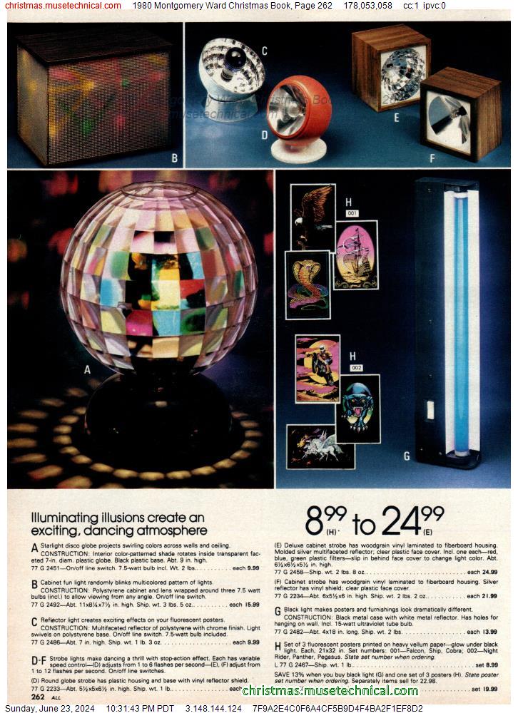 1980 Montgomery Ward Christmas Book, Page 262