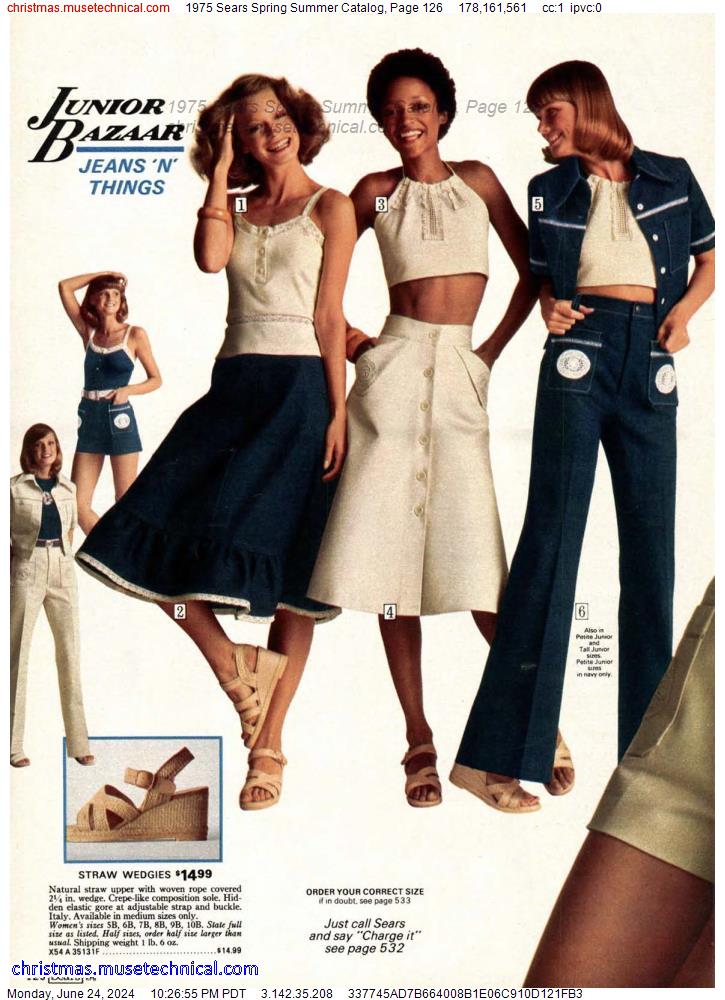 1975 Sears Spring Summer Catalog, Page 126